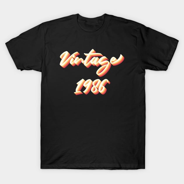 Vintage 1986 T-Shirt by FOZClothing